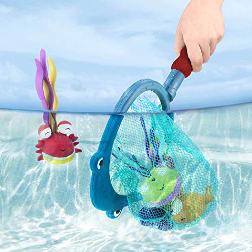 B. Toys- Red de juguete para pescado – Juego para la piscina, Color turquesa (Branford Ltd. BX1521Z)