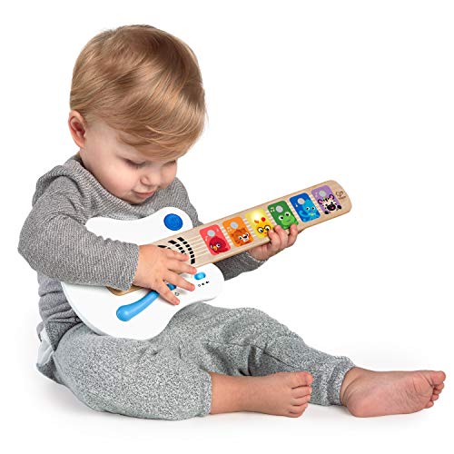 Baby Einstein, Hape Guitarra electrónica, Juguete de madera Strum Along Songs, +12 meses