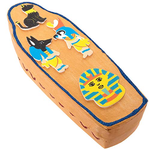 Baker Ross Pegatinas de Espuma Egipto Antiguo AT854 (paquete de 120) para proyectos de arte y manualidades para niños, surtidos
