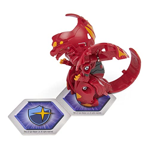Bakugan, Dragonoid, figura de acción coleccionable de 5,1 cm de Geogan Rising y carta intercambiable