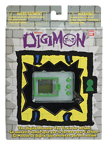BANDAI- Digimon (Original) Que Brilla en la Oscuridad - Mascota Monstruo Virtual de Tamagotchi, Color Resplandor (41865)