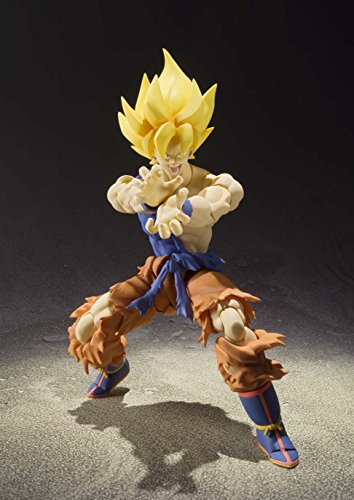 BANDAI - Figurine Dragon Ball Z - Super Saiyan Son Gokou Super Warrior Awakening S.H.Figuarts - 4543112964700