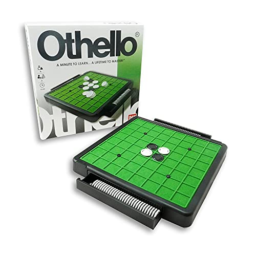 Bandai - Juegos divertidos e inteligentes-Othello empresa estratégica, juego clásico, 2 jugadores, 15 a 20 minutos, MH80052