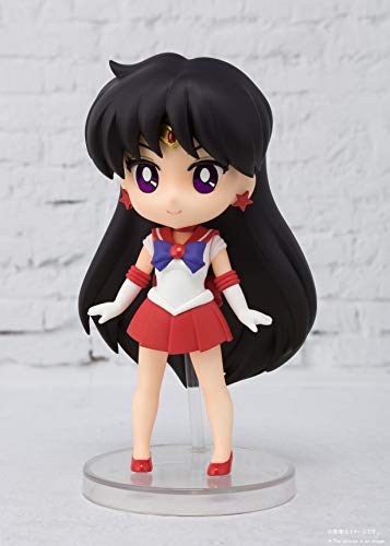 Bandai Mini Figuarts Sailor Moon Action Figure Sailor Mars Rai Hino Rea 9 cm, Multicolor