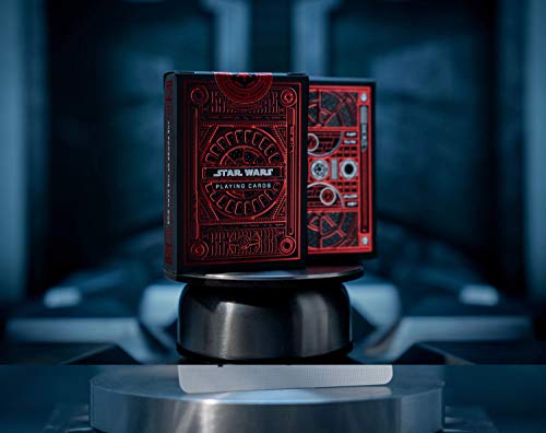 Baraja de póquer de Star Wars – The Dark Side | El lado oscuro de la fuerza | Cartas de juego premium en funda de tarjeta diseñada con cariño |
