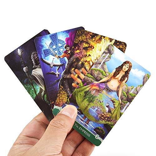 Baraja Universal de 78 Cartas de Tarot Celta, inglés, guía electrónica de Archivos PDF, para Juegos de Mesa de Fiesta Familiar, Tarjeta de adivinación mágica del Destino