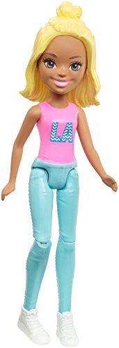 Barbie Muñeca FHV57 On The Go (Rubio con Camiseta Rosa)