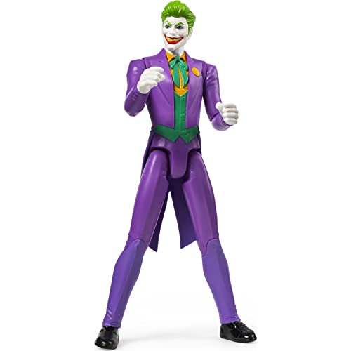 BATMAN - JOKER FIGURA 30 CM - DC COMICS - Joker Muñeco 30 cm Articulado - 6063093 - Juguete Niños 3 Años +