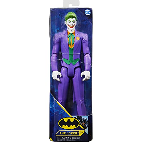 BATMAN - JOKER FIGURA 30 CM - DC COMICS - Joker Muñeco 30 cm Articulado - 6063093 - Juguete Niños 3 Años +