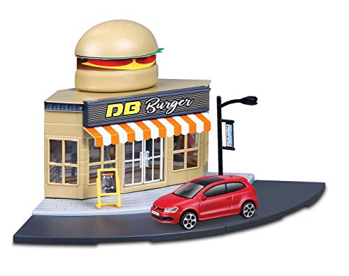 Bburago 31504 - Bburago-1/43 City-Fast Food + 1 vehículo