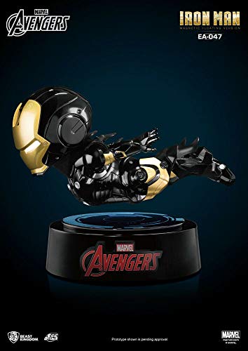 Beast Kingdom Toys- Figura Marvel'S Avengers Iron Man Special Edition (Black X Gold) (EA-047)