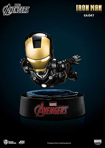 Beast Kingdom Toys- Figura Marvel'S Avengers Iron Man Special Edition (Black X Gold) (EA-047)