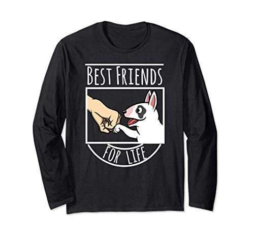Best Friends Bull Terrier Inglés Perro Manga Larga
