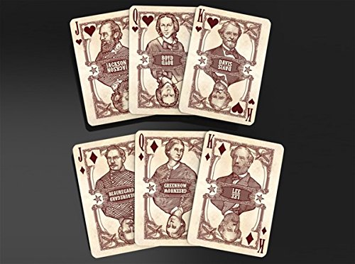 Bicycle Civil War Deck (Red) by US Playing Card Co - Trick