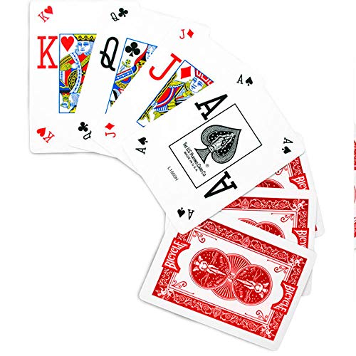 Bicycle Pro Poker Peek Red Back Playing Cards