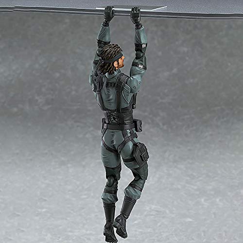BINGFENG Metal Gear Solid Snake Figma243# Animado Figuras De Acción Coleccionables Estatuilla del Animado De PVC para Los Niños Adolescentes Y El Anime Aficionados Regalo 16CM