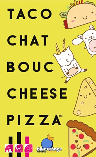 Blue Orange Taco Chat Bouc Cheese Pizza - Juego de cartas y velocidad