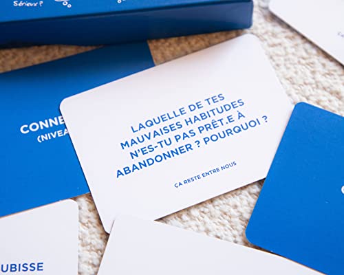 Ça Reste entre nosotros – Juego de cartas que profundiza las relaciones entre amigos – Juego de mesa para animar fiestas y aperios | Adultos y Familia – 165 tarjetas fabricadas en Francia