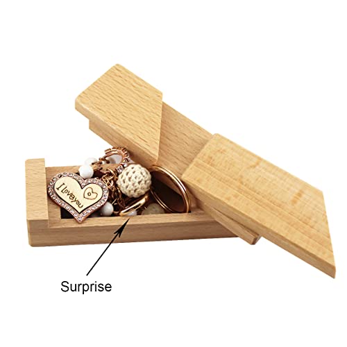 Caja de rompecabezas de madera para adultos, compartimentos ocultos, regalo sorpresa difícil, rompecabezas mágico, regalos secretos, soporte para dinero, cajas de rompecabezas