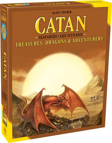 Catan Studios- Catan: Treasure, Dragons & Adventurers Juego de Mesa (CN3174)