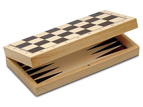 Cayro - Ajedrez/Damas/Backgammon 3 en 1— Juego de observación y lógica - Juego Mesa - Desarrollo de Habilidades cognitivas e inteligencias múltiples - Juego Tradicional (648)