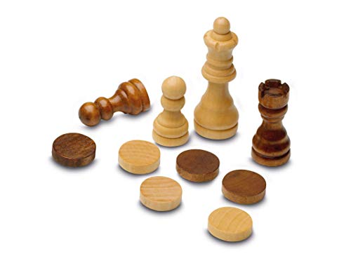 Cayro - Ajedrez/Damas/Backgammon 3 en 1— Juego de observación y lógica - Juego Mesa - Desarrollo de Habilidades cognitivas e inteligencias múltiples - Juego Tradicional (648)