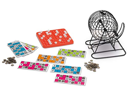 Cayro - Bingo Lotto - Juego Tradicional - Bingo con Bombo - Lotería - Juego de Mesa (300)