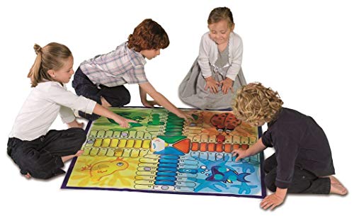 Cayro - Parchís Gigante - Juego de mesa infantil - parchís infantil - Juego de cooperación Desarrollo de habilidades visuales y lógico-matemáticas - Juego de mesa (160)