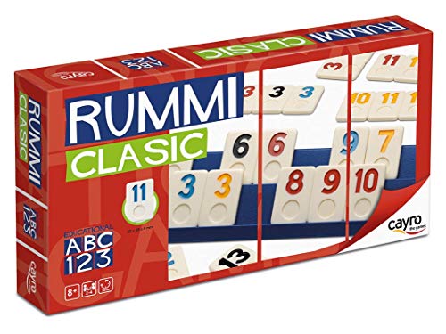 Cayro - Rummi Classic 4 Jugadores - Juego Tradicional - Juego de Mesa - Desarrollo de Habilidades cognitivas y lógico matemáticas - Juego de Mesa (743)