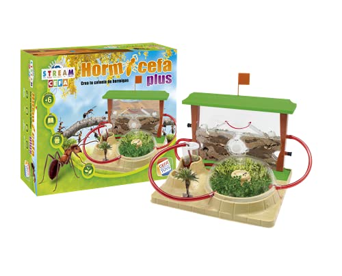 Cefa Toys- Hormicefa Plus, Hábitat Natural Acuático y Terrestre de Hormigas, Apto para Niños a Partir de 8 años (21851)
