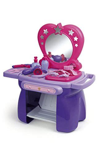 Chicos - Lovely Princess Mi Primer Tocador infantil de juguete con amplio espejo para no perder detalle | Incluye 12 accesorios | Mediadas 54 x 29,5 x 58 cm | A Partir de 36 Meses (84208)