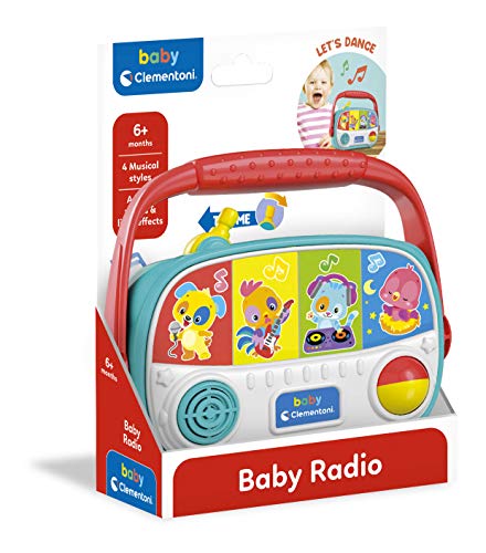 Clementoni - Baby Clementnoni Baby Radio - juguetes bebé con sonido a partir de 10 meses (17459)
