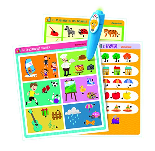 Clementoni - Boli Interactivo Primeros Ejercicios - juego educativo con boli electrónico a partir de 3 años, jugueteen español (55318)