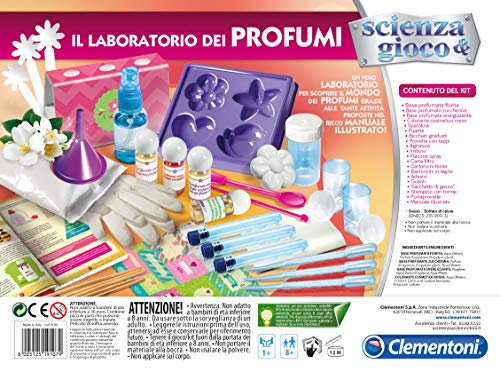 Clementoni-El Laboratorio de los Perfumes Ciencia y Juego, Multicolor (19107)