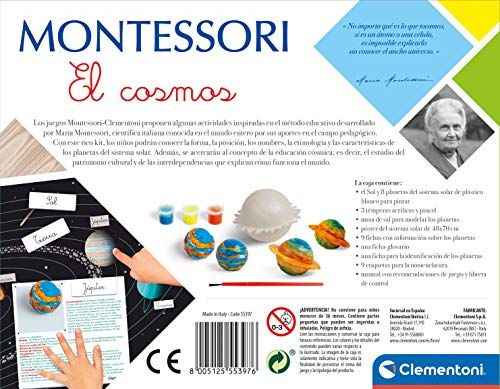 Clementoni - Montessori - El cosmos juego educativo en español (55397)