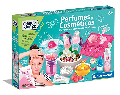Clementoni - Perfumes y cosméticos - Juego de ciencia- 8 años, juguete en español (55424)