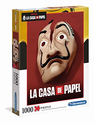 Clementoni - Puzzle 1000 piezas La Casa de Papel , puzzle series Netflix adulto Money Heist (39533)