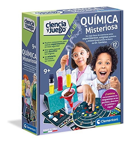 Clementoni - Química Misteriosa - juego científico a partir de 8 años, juguete en español (55415)