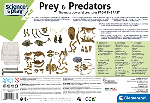 Clementoni- Science & Play Lab - Prey and Predators - excavaciones fósiles 5 en( 97857)