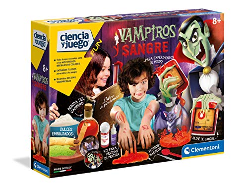 Clementoni - Vampiros y Sangre - juego científico a partir de 8 años, juguete en español (55419)