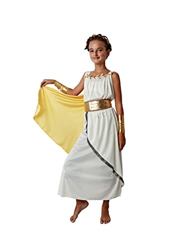 Costumizate! | Disfraz de Dioses Griegos para niño o niña, tallas a elegir. Colección Carnaval (5-6, Niña)
