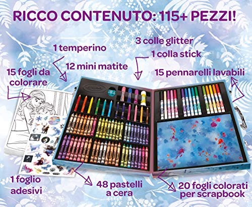 Crayola-04-0635 Matín Del Artista Disney 2, para Dibujar y Colorear, multicolor, 115 Pzs (04-0635) , color/modelo surtido