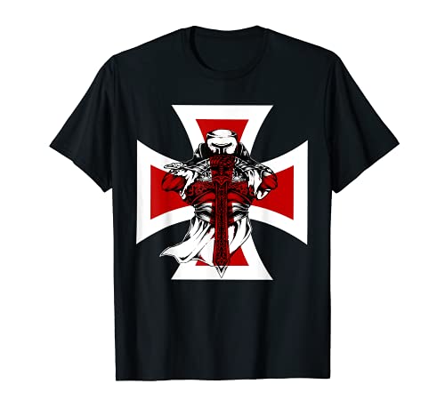 Cruzado, Caballeros Templarios Cruzado Guerrero Camiseta