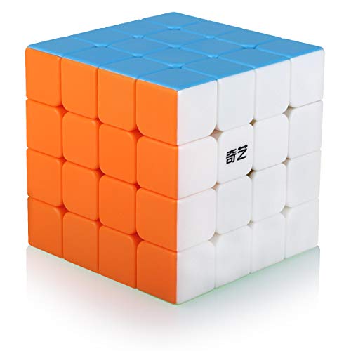 Cubo Magico 4x4 4x4x4 Speed Cube Puzzle Cubo de la Velocidad Niños Juguetes Educativos, Stickerless