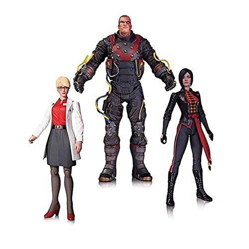 DC Collectibles Batman: Arkham Origins: The Electrocutioner Dr. Harleen Quinzel and Lady Shiva Action Figure (Pack of 3)