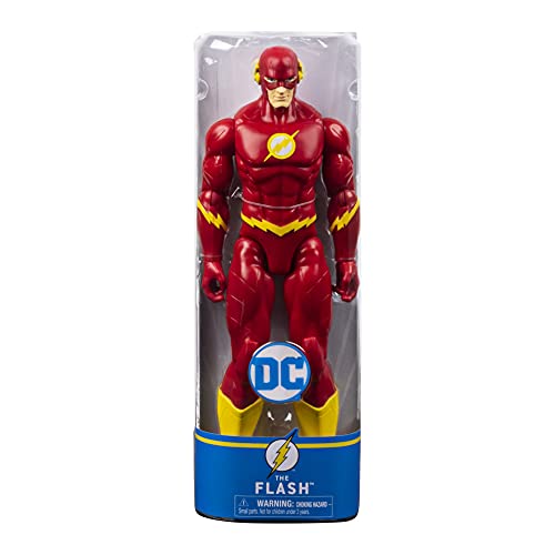DC COMICS - MUÑECO FLASH 30 CM - Figura Flash Articulada de 30 cm Coleccionable - 6056779 - Juguetes niños 3 años +