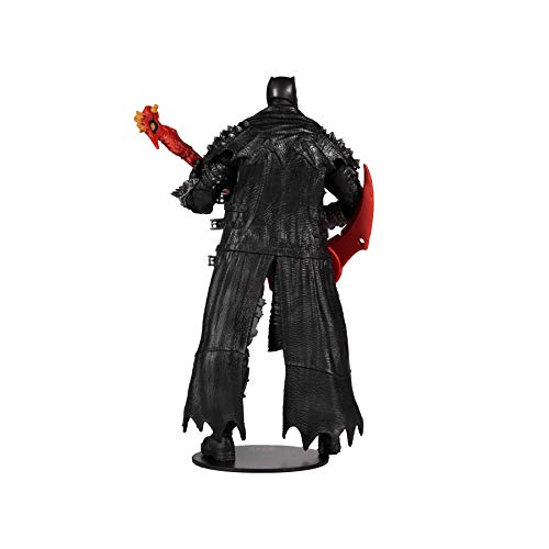 DC Multiverse Dark Nights: Death Metal Batman Figura de acción de 7 Pulgadas con Piezas y Accesorios Build-A 'Darkfather'