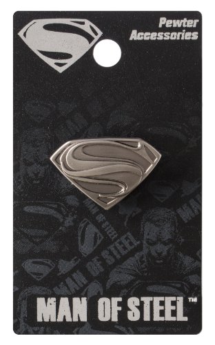 DC Superman Man of Steel Logo Pin de solapa de peltre