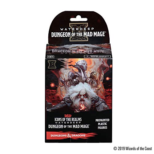 D&D Dungeons&Dragons Icons of The Realms Set 11: Waterdeep Dungeon of The Mad Mage Booster Pack