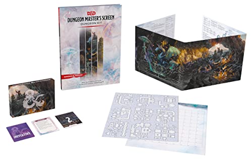 D&D RPG DUNGEON MASTERS SCREEN DUNGEON KIT